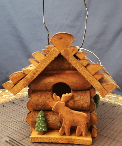 Christmas rustic lodge log - rustic, lodge/