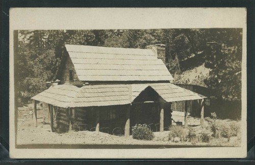 Rppc 1910 log cabin - rppc, the