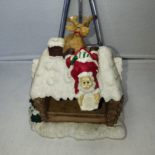 Christmas resin log - christmas,