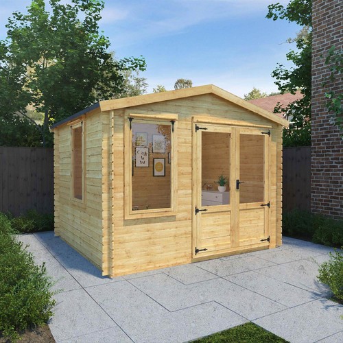 Wooden log cabin - log, 3.0m