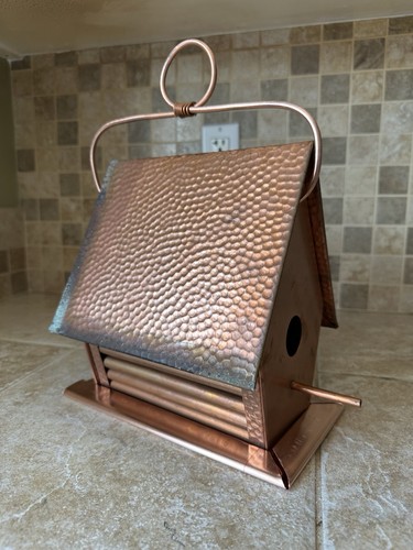 Hand made log - cabin, copper