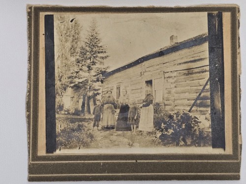 Antique log cabin photo - cabin,