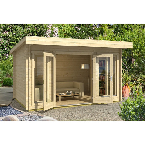 Luxurious 13x9ft pent roof - luxurious, log