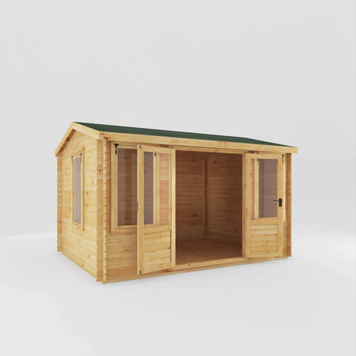 Premium log cabin 13x10ft - log,